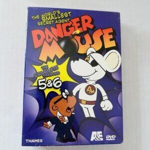 NEW Danger Mouse Seasons 5 & 6 DVD Set 2 Discs Secret Agent Cartoon A&E 2006 Fun